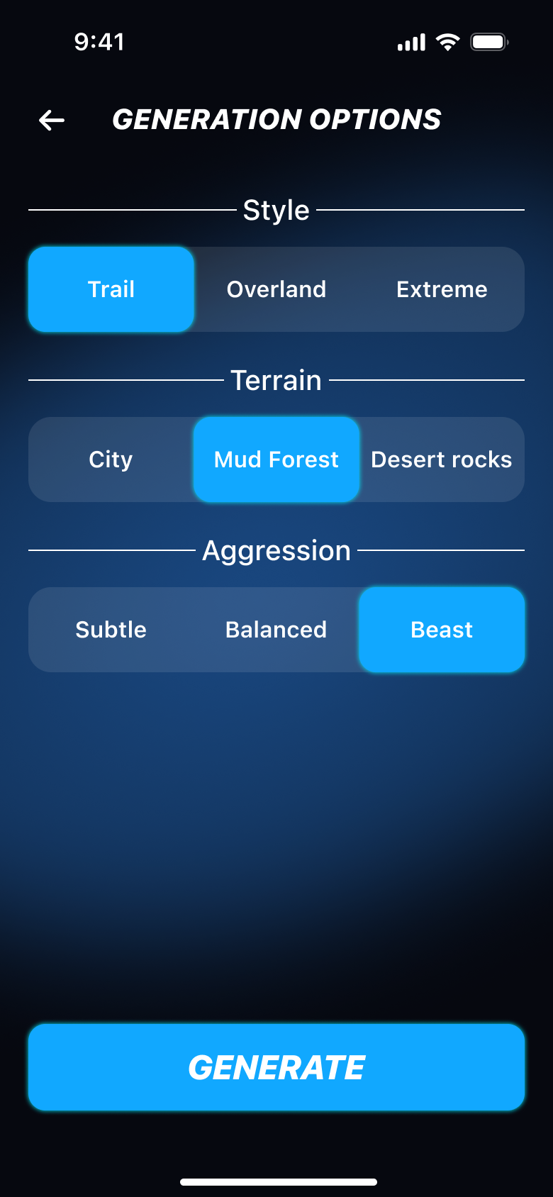 Processing animation screen